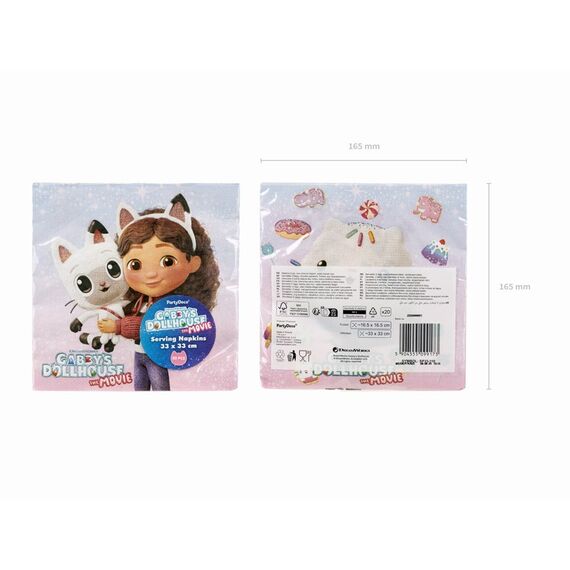 PartyDeco SP33-110 Papierserviette Papier Mehrfarbig 20 Stück(e), 6 image