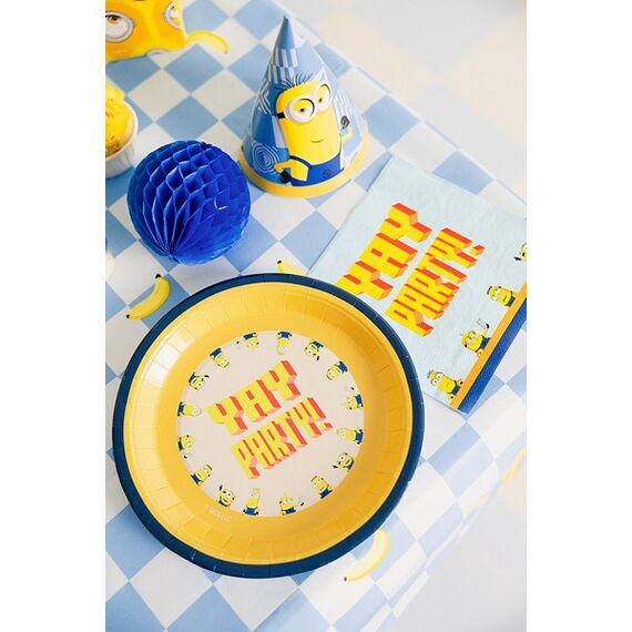 PartyDeco Servietten Minions Papier Blau, Gelb 20 Stück(e), 2 image