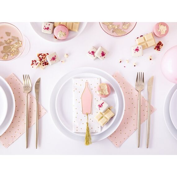 PartyDeco SP33-23-081J Papierserviette Gold, Pink 20 Stück(e), 6 image