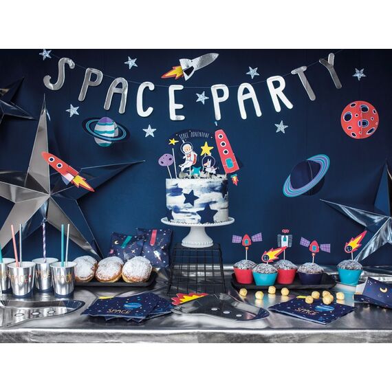 PartyDeco SP33-57 Papierserviette Papier Blau, Mehrfarbig 20 Stück(e), 5 image