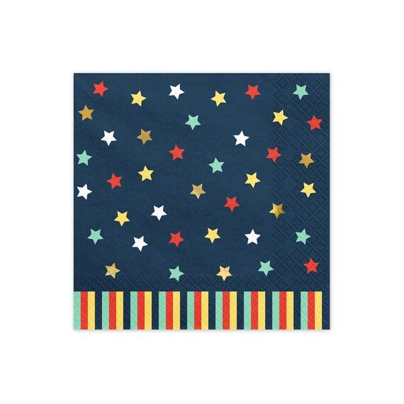 PartyDeco SP33-93 Papierserviette Papier Mehrfarbig 12 Stück(e)