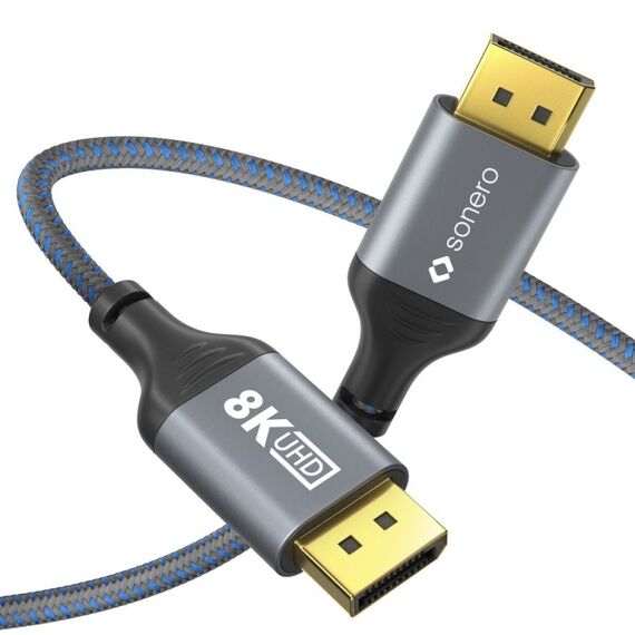 sonero SPC-DP110-030 DisplayPort-Kabel 3 m Blau, Grau, Farbe: Blau, Grau, Länge: 3 m, 3 image