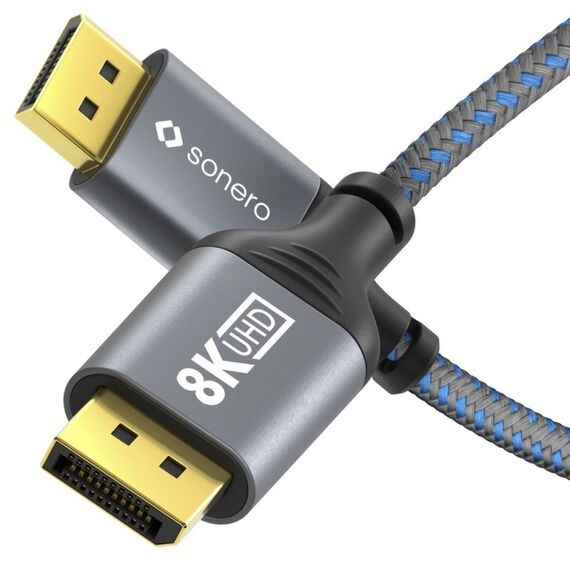 sonero SPC-DP110-030 DisplayPort-Kabel 3 m Blau, Grau, Farbe: Blau, Grau, Länge: 3 m, 4 image