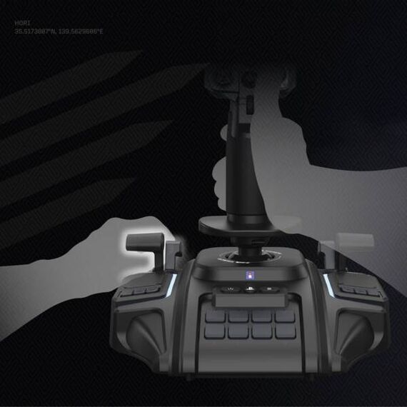 Hori Ace Combat 8 – Wings of Theve Schwarz Kampfstab Analog PlayStation 4, PlayStation 5, PC, 4 image