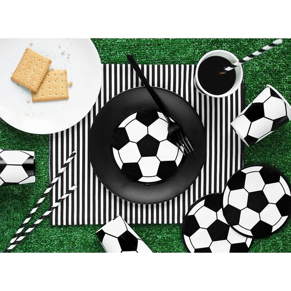 PartyDeco SPK10 Papierserviette Papier Schwarz, Weiß 20 Stück(e), 3 image