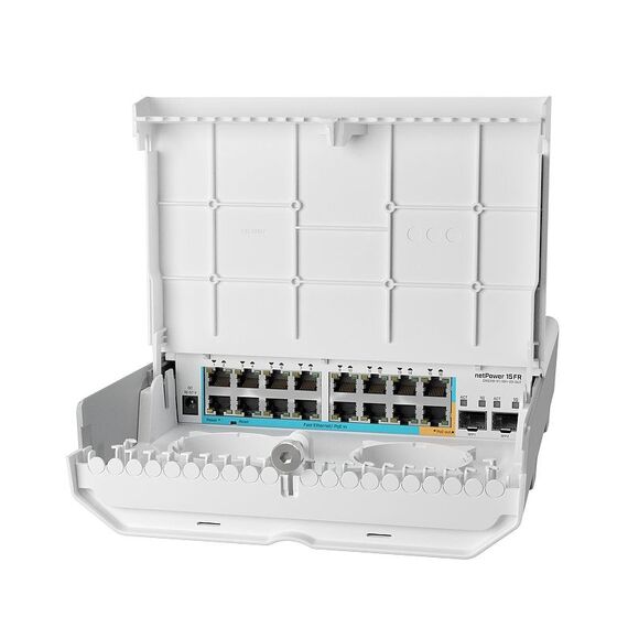 Mikrotik netPower 15FR Fast Ethernet (10/100) Power over Ethernet (PoE) Weiß