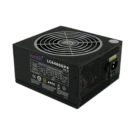 LC-Power LC6460GP4 V2.4 Netzteil 460 W 20+4 pin ATX ATX Schwarz