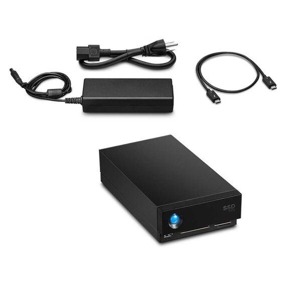 LaCie 1big Dock Pro Thunderbolt-Technologie 4 TB USB Typ-A 3.2 Gen 1 (3.1 Gen 1) Schwarz, Kapazität: 4 TB, 5 image