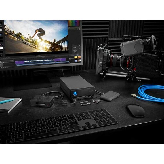 LaCie 1big Dock Pro Thunderbolt-Technologie 4 TB USB Typ-A 3.2 Gen 1 (3.1 Gen 1) Schwarz, Kapazität: 4 TB, 6 image