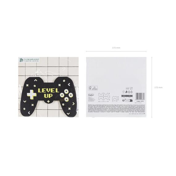 PartyDeco SPK37 Papierserviette Papier Schwarz, Mehrfarbig 12 Stück(e), 5 image