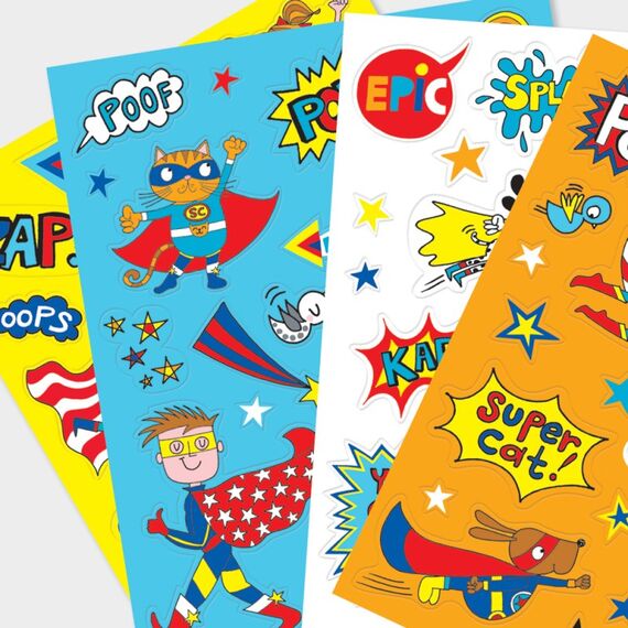 Rachel Ellen Designs STIC12 Aufkleber für Kinder