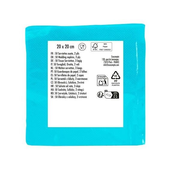 PRONAPPE SV622006I Papierserviette Seidenpapier Blau 50 Stück(e), 3 image
