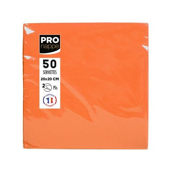 PRONAPPE SV622012I Papierserviette Papier Orange 50 Stück(e)