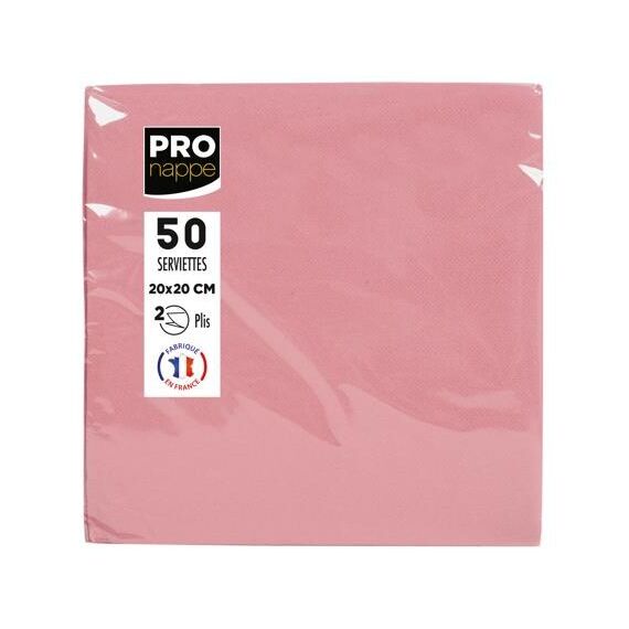 PRONAPPE SV622041I Papierserviette Papier Rose 50 Stück(e)