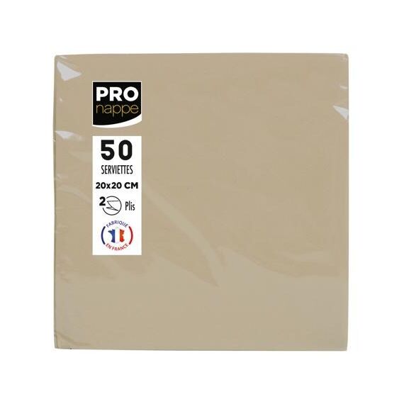 PRONAPPE SV622042I Papierserviette Papier Braun 50 Stück(e)