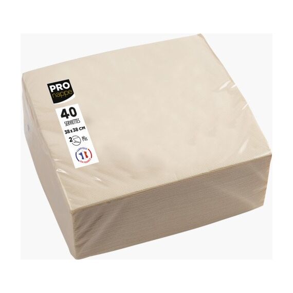 PRONAPPE SV623802I Serviette 40 Stück(e) Elfenbein, 5 image