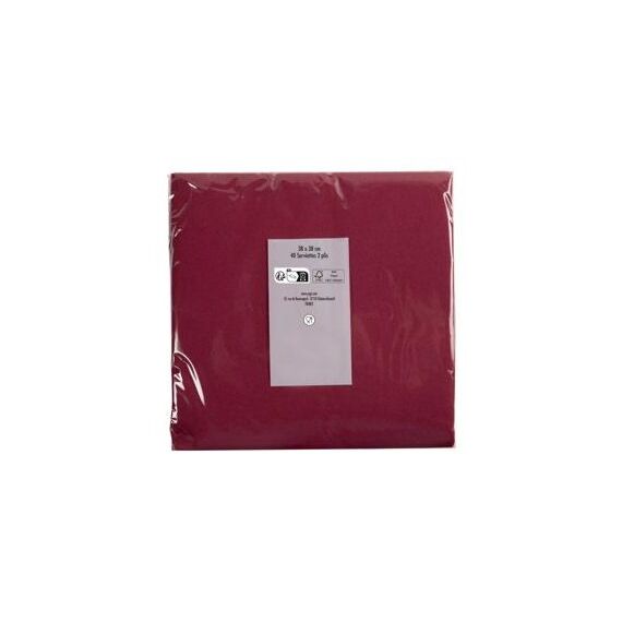 PRONAPPE SV623808I Serviette 40 Stück(e) Burgund, 4 image