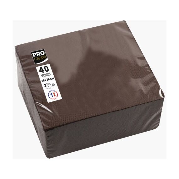 PRONAPPE SV623811I Serviette 40 Stück(e) Schokolade, 6 image