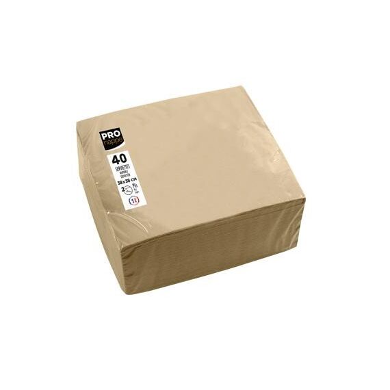 PRONAPPE SV623842I Serviette 40 Stück(e) Braun, 7 image