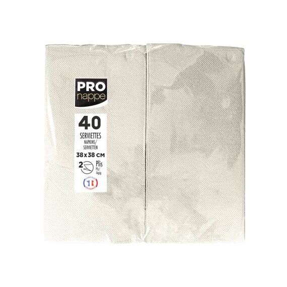 PRONAPPE SV623902I Serviette 40 Stück(e) Elfenbein, 4 image