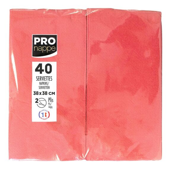 PRONAPPE SV623909I Serviette 40 Stück(e) Rot