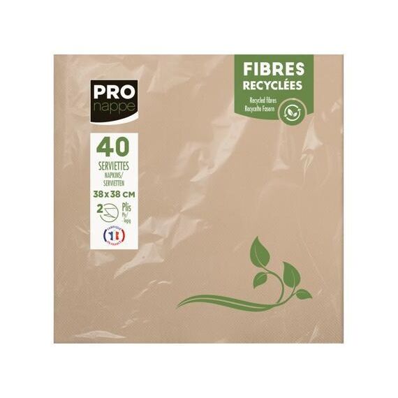 PRONAPPE SV633842I Papierserviette Seidenpapier Natürlich/Natur 40 Stück(e)