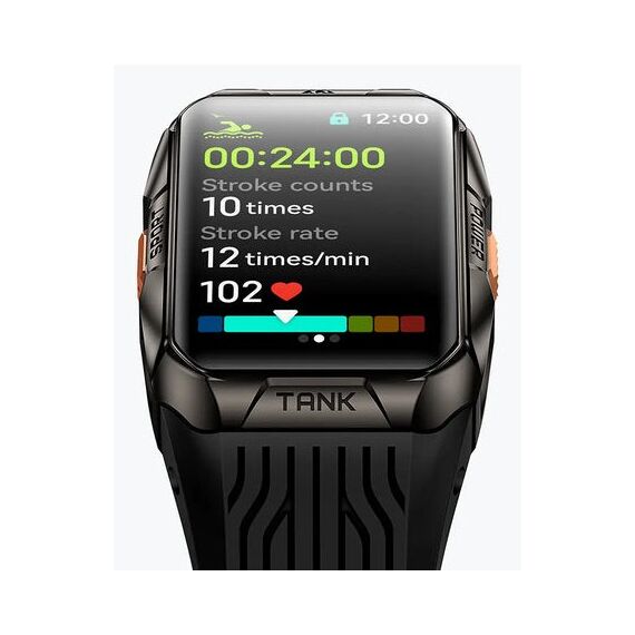 KOSPET TANK X2 ULTRA 3,63 cm (1.43") AMOLED 34 mm Digital 466 x 466 Pixel Touchscreen Schwarz GPS, 3 image