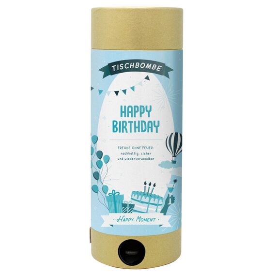 Artoz Happy Birthday Basic inkl Inhalt Konfetti Konfettikanone 1 Stück(e)