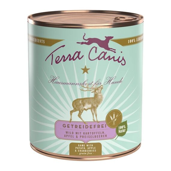Terra Canis Wild mit Kartoffeln, Apfel und Preiselbeeren