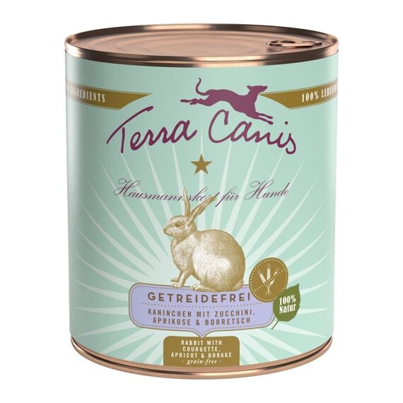 Terra Canis Weitere Größen Kaninchen mit Zucchini, Aprikose und Borretsch