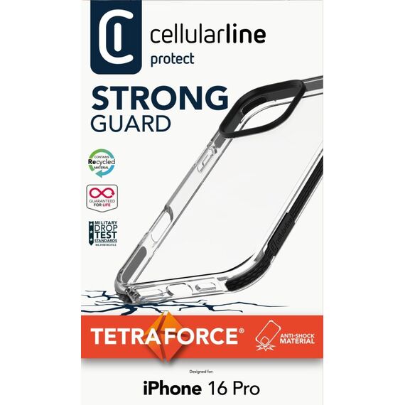 Cellularline Tetra Force Strong Guard - iPhone 16 Pro, 2 image