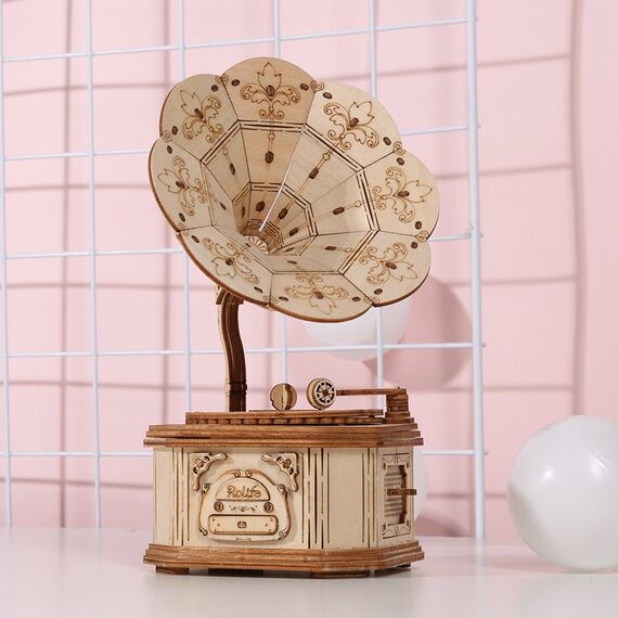 ROBOTIME Gramophone 3D-Puzzle 122 Stück(e) Musik, 3 image
