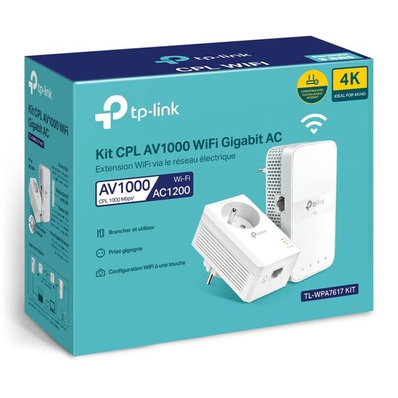 TP-Link TL-WPA7617 KIT 1200 Mbit/s Ethernet/LAN WLAN Weiß 2 Stück(e), 2 image
