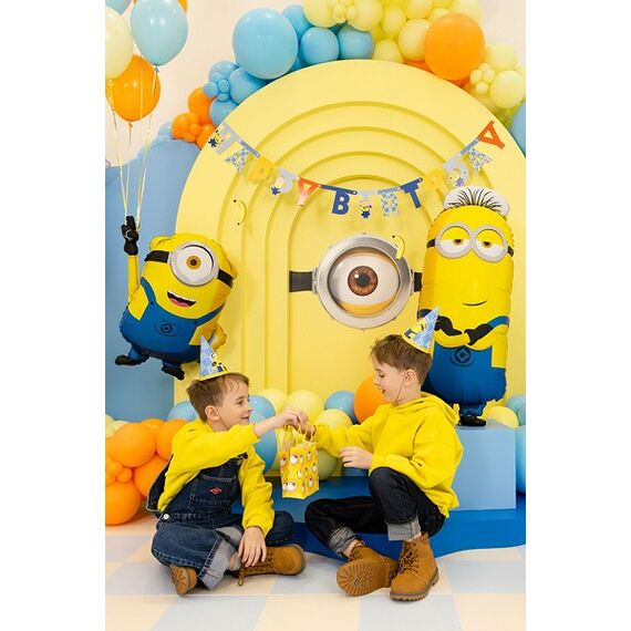 PartyDeco Minions Papiertüte Gelb, 3 image