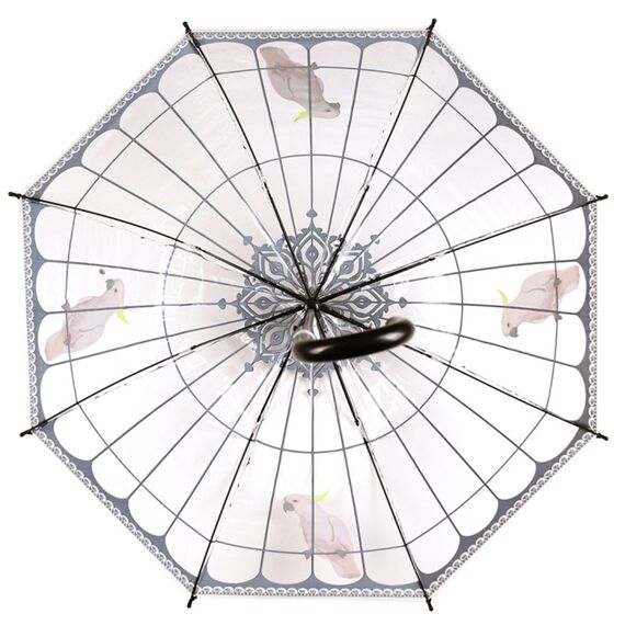 Esschert Design TP321 Regenschirm Schwarz, Mehrfarbig, Transparent Stahl Volle Größe, 2 image