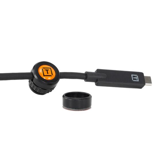 Tether Tools TetherGuard Cable Support 2 pack Tisch/Bank Kabelhalter Schwarz, Orange 2 Stück(e), 4 image