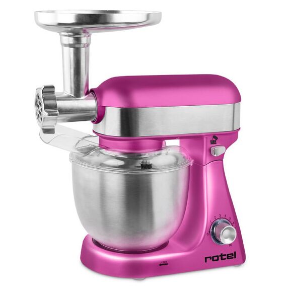 Rotel U445CH3 Küchenmaschine 1000 W 5 l Pink, Farbe: Pink, 2 image