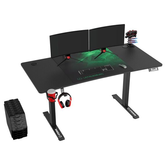 Ultradesk Level V2 Schwarz, Grün, Farbe: Schwarz, Grün, 3 image