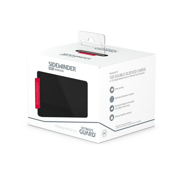 ULTIMATE GUARD Sidewinder 100+ Kartenhalter, Farbe: Schwarz, Rot, 4 image