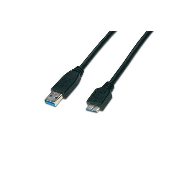 Wirewin USB 3.0 A-MB MM 5.0 SW USB Kabel USB 3.2 Gen 1 (3.1 Gen 1) 5 m USB A Micro-USB B 5 Gbit/s Schwarz, Farbe: Schwarz, Länge: 5 m