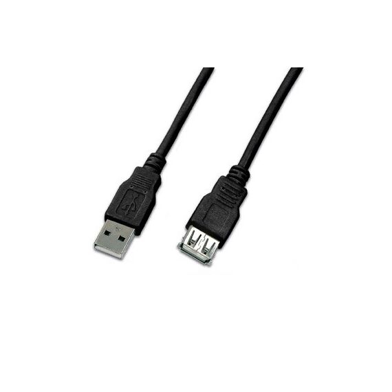 Wirewin USB A-A MF 1.5 SW USB Kabel USB 2.0 1,5 m 5 Gbit/s Schwarz, Farbe: Schwarz, Länge: 1,5 m
