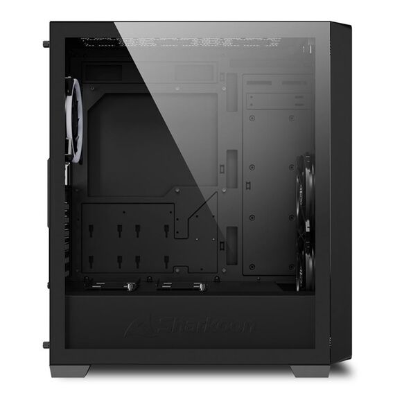 Sharkoon REBEL VS8 RGB Midi Tower Schwarz, Farbe: Schwarz, 3 image