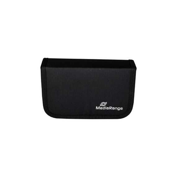 MediaRange BOX98 Speicherkarte-Gehäuse 3 Karten Nylon Schwarz