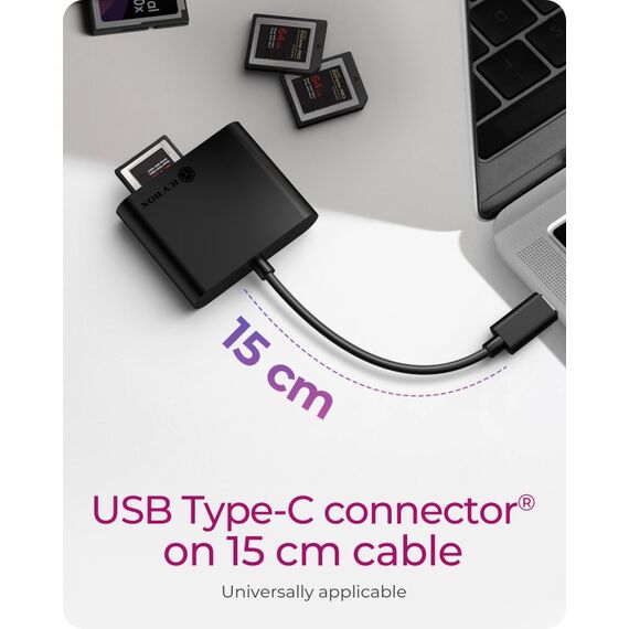 ICY BOX IB-CR301-C3 Externer Multi Card Reader (CF, SD, microSD) mit USB 3.2 Gen 1 Type-C® Hostanschluss, 3 image