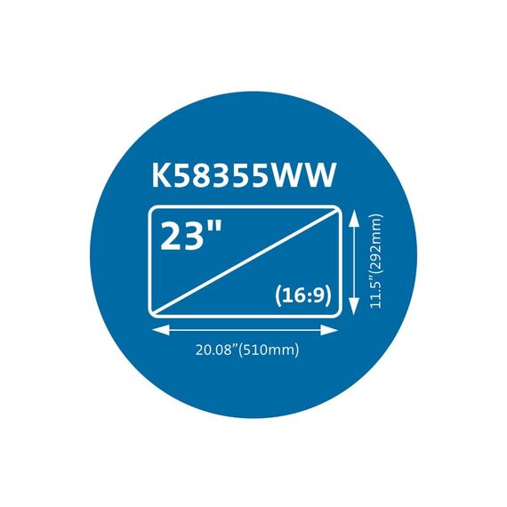 Kensington MagPro Magnetischer Blickschutzfilter für 23"-Monitore (16:9), 5 image
