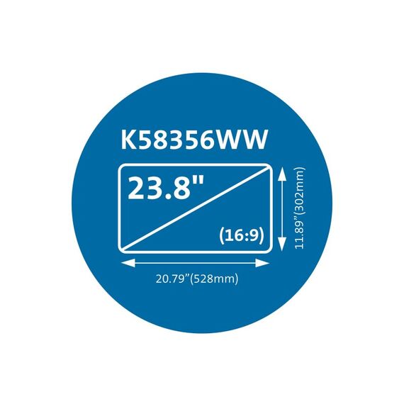 Kensington MagPro Magnetischer Blickschutzfilter für 23,8"-Monitore (16:9), 6 image