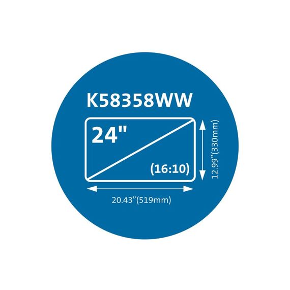 Kensington MagPro Magnetischer Blickschutzfilter für 24"-Monitore (16:10), 4 image