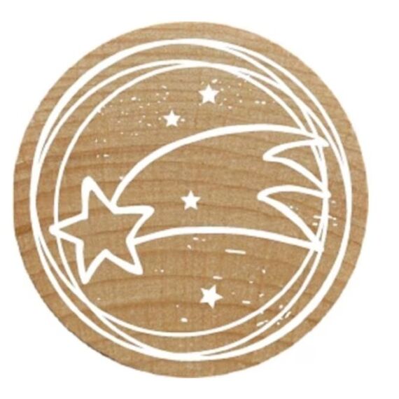 Woodies W21007 Firmenstempel Text/Datumsstempel Holz