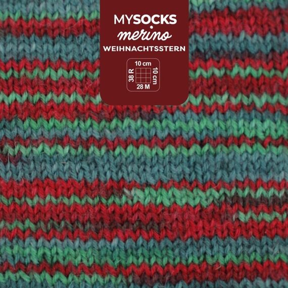 myBoshi Merino Garn, Farbe: Weihnachtsstern, 2 image