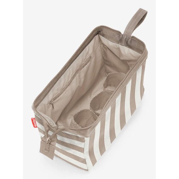 Reisenthel travelcosmetic Kulturbeutel 4 l Recyceltes Polyester Beige, Braun, 3 image